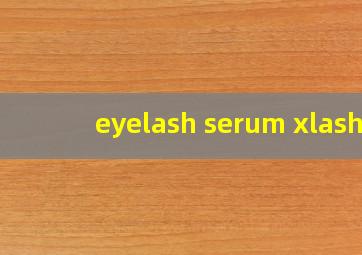 eyelash serum xlash